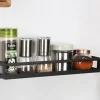 New Home Edelstahl-Wandregal 40Cm Schwarz Hot