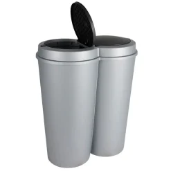 Pseudohersteller E&K Duo-Bin-Abfalleimer 2X 25L Online