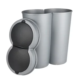 Pseudohersteller E&K Duo-Bin-Abfalleimer 2X 25L Online