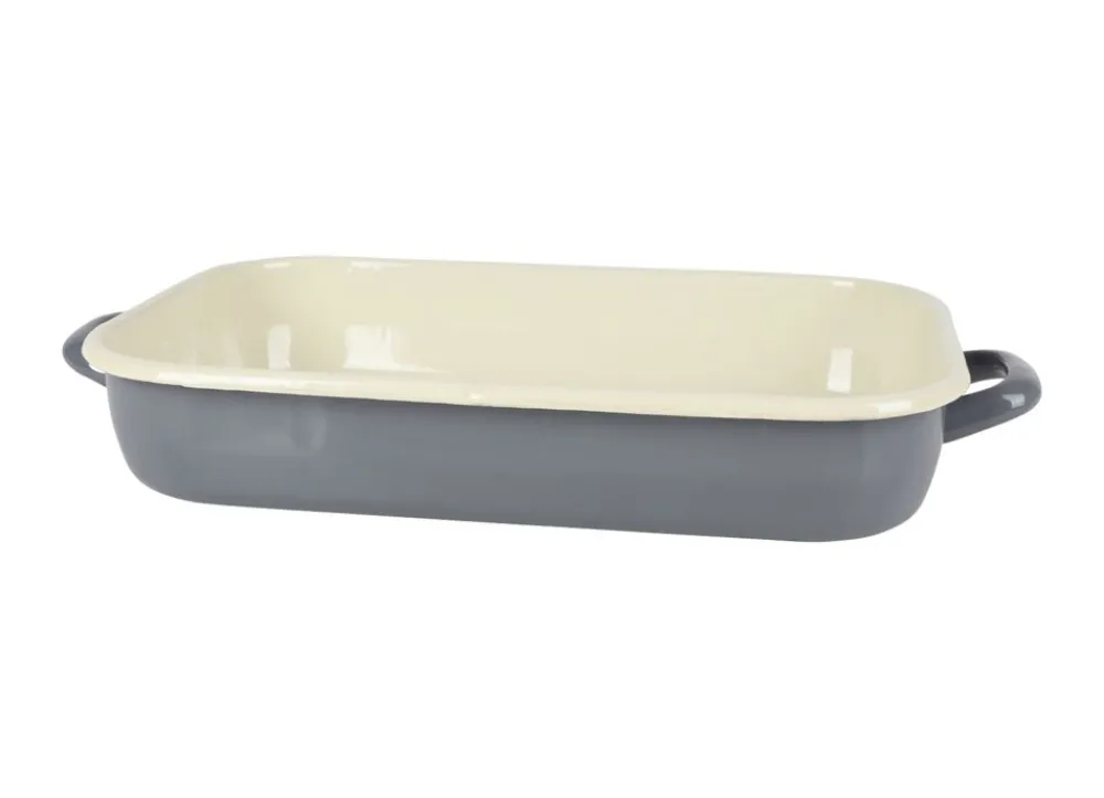 Krüger Emaille-Auflaufform 36Cm Grau Hot