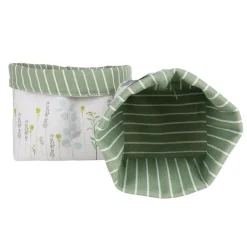 New Home 2Er-Set AufbewahrungsKörbe Blumenprint Online