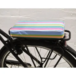 Filmer Fahrrad-Gepacktragerkissen Stripes New