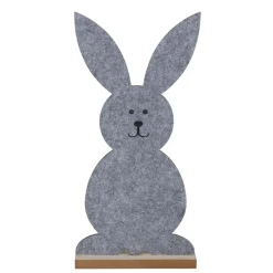 New Home Easter Filz-Dekofigur Osterhase 62Cm Hellgrau New