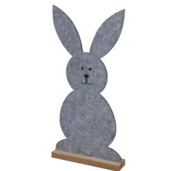 New Home Easter Filz-Dekofigur Osterhase 62Cm Hellgrau New