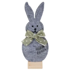 New Home Filz-Osterhase Mit Schleife Happy Easter 26Cm New