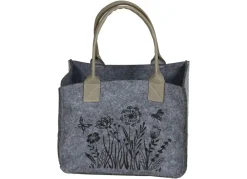 New Home Filztasche Mit Fruhlingsmotiv 24X14,5X30Cm New