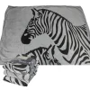 TP Flanell-Kuscheldecke Mit Zebra-Print 150X200Cm Clearance