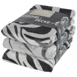 TP Flanell-Kuscheldecke Mit Zebra-Print 150X200Cm Clearance