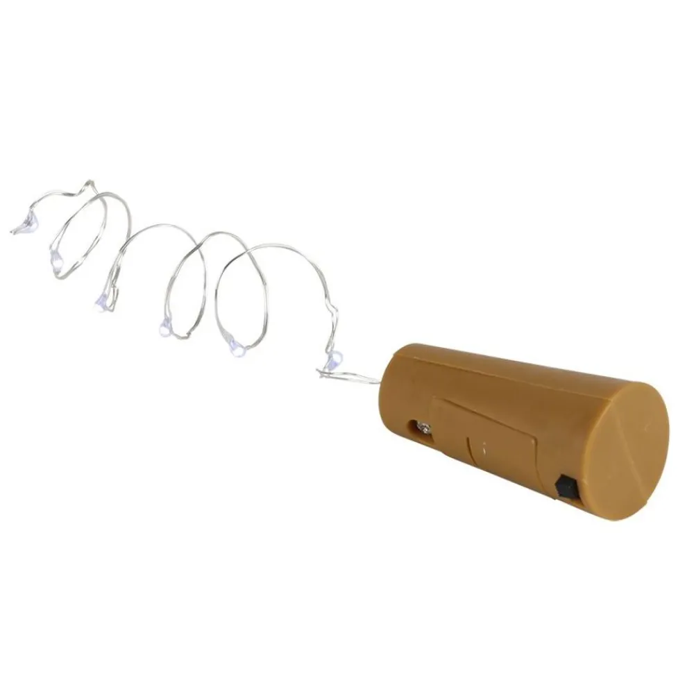 New Home Flaschenlichterkette Mit 10 Leds Warmweis Discount