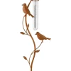 TP Gartenstecker Regenmesser Vogel 100Cm Rostbraun Outlet