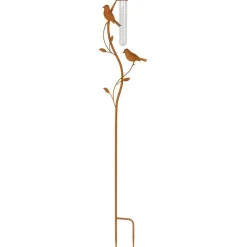 TP Gartenstecker Regenmesser Vogel 100Cm Rostbraun Outlet