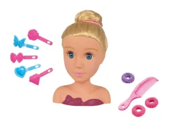 Simba Girls Frisierkopf Mit StylingZubehör 10-Teilig Hot
