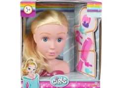 Simba Girls Frisierkopf Mit StylingZubehör 10-Teilig Hot