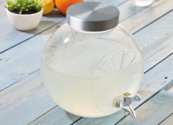 TP Glas-Getrankespender Zitrone 5L Transparent Best