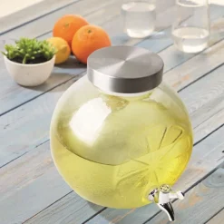 TP Glas-Getrankespender Zitrone 5L Gelb Hot
