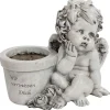 TP Grab-Engel Mit Pflanztopf 20X18X12Cm Outlet