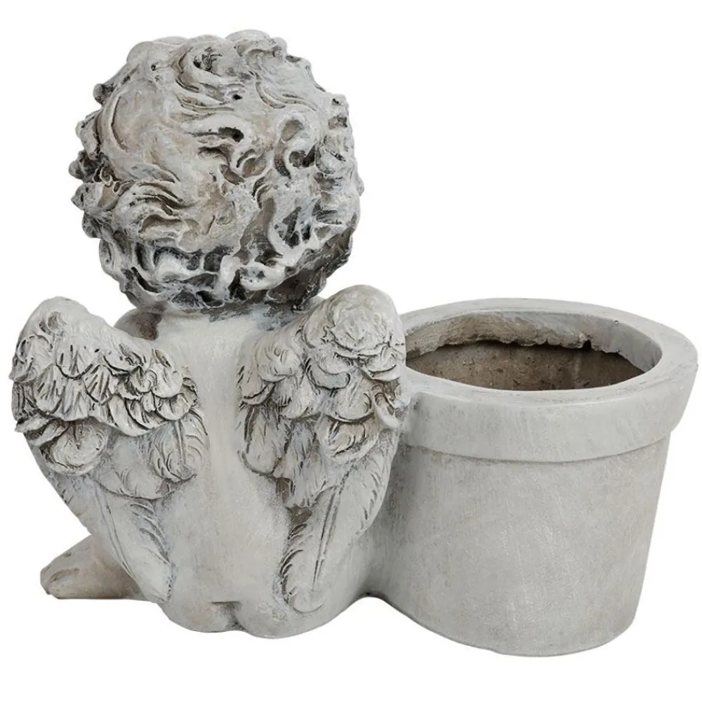 TP Grab-Engel Mit Pflanztopf 20X18X12Cm Outlet