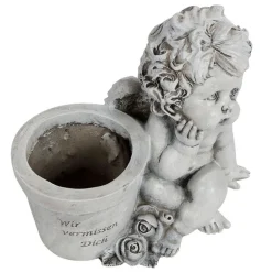 TP Grab-Engel Mit Pflanztopf 20X18X12Cm Outlet