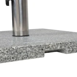 Sunny Moments Granit-Sonnenschirmständer Eckig 20Kg, Poliertes Granit, Gewicht: 20Kg Best