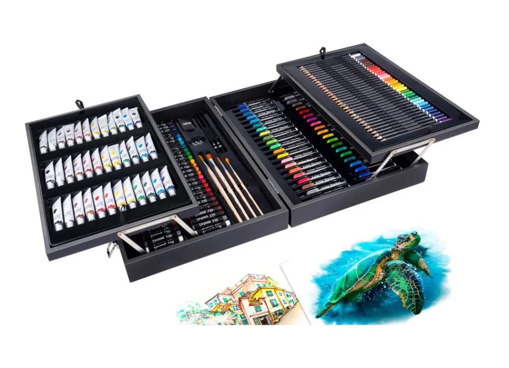 Artico Groser Kunst- Und Malkoffer 174-Teilig Discount