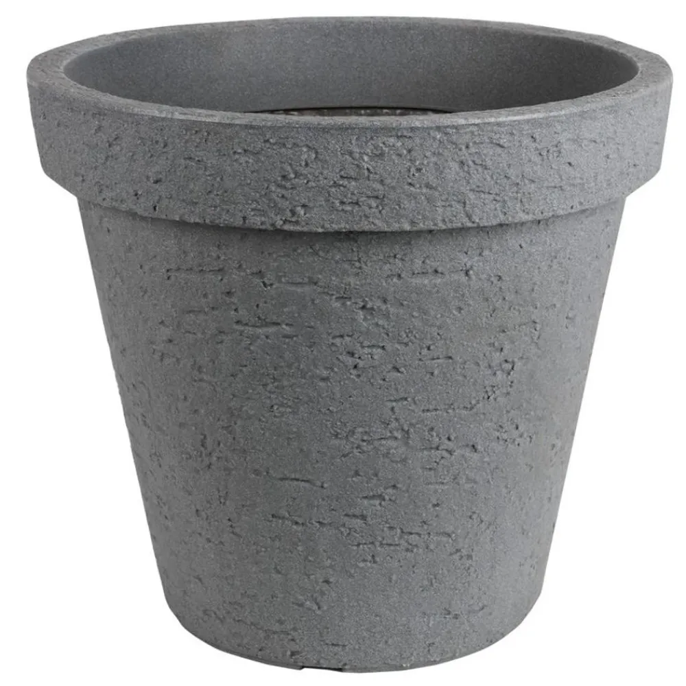 Jelenia Plast Groser Pflanzkübel Pisa 58X53Cm Steingrau Hot