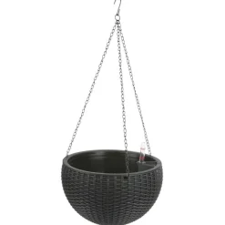 Grüner Jan Gruner Jan Hangeampel Rattanoptik 26Cm Anthrazit Online