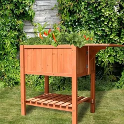 Grüner Jan Gruner Jan Hochbeet Mit Einklappbarer Seitenablage 70X80X50Cm Outlet