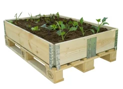 Grüner Jan Gruner Jan Hochbeet-Rahmen Stapelbar Aus Holz 120X19X80Cm Natur Discount