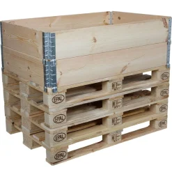 Grüner Jan Gruner Jan Hochbeet-Rahmen Stapelbar Aus Holz 120X19X80Cm Natur Discount