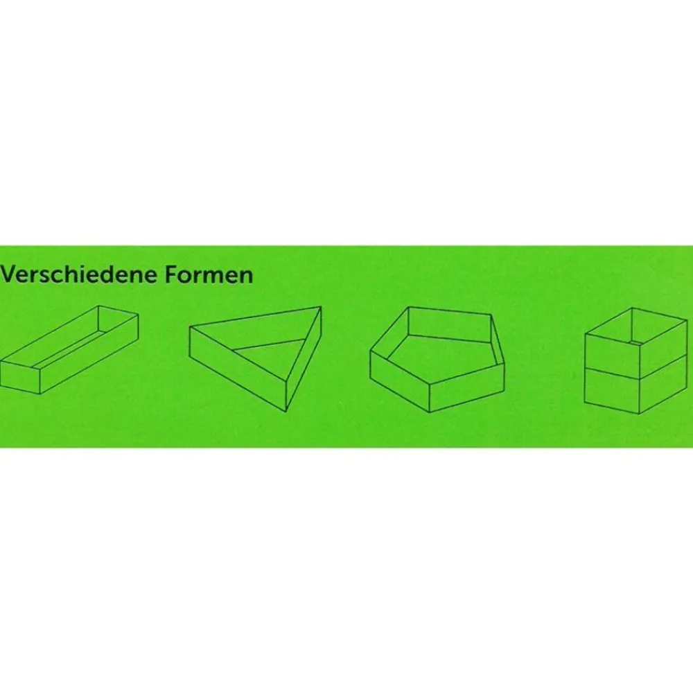 Grüner Jan Gruner Jan Hochbeet-Rahmen Stapelbar Aus Holz 120X19X80Cm Natur Discount