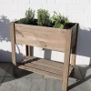 Grüner Jan Gruner Jan Holzhochbeet 80,5X78,5X40Cm Natur Discount