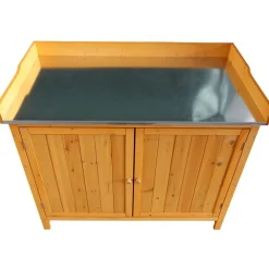 Grüner Jan Gruner Jan Holz-Pflanztisch Mit Stauraum 2In1 94X47X94Cm Best