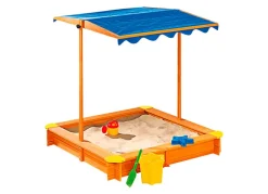 Grüner Jan Junior Gruner Jan Junior Sandkasten Aus Holz Mit Dach Outlet