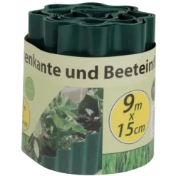 Grüner Jan Gruner Jan Kunststoff-Rasenkante 9X0,15M New