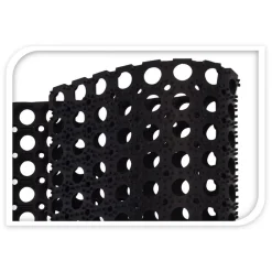 TP Gummi-Turmatte 120X80X1,2Cm Schwarz Best