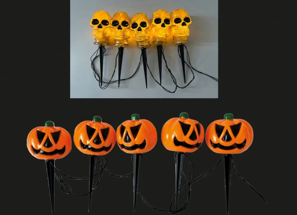 TP Halloween Led-Gartenstecker Mit Timer 5 Leds Warmweis Discount