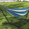 Sunny Moments Hangematte Mit Gestell 270X108X100Cm Blau Gestreift Online