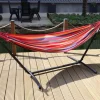 Sunny Moments Hangematte Mit Gestell 270X108X100Cm Rot Gestreift Sale
