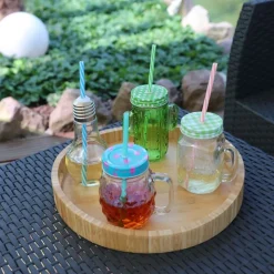 TP Henkelglas Ananas Mit Schraubdeckel Und Trinkhalm Online