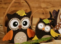 New Home Autumn Herbstdeko Filztasche Eule 2Er-Set Hot