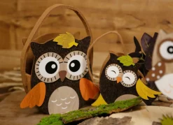 New Home Autumn Herbstdeko Filztasche Eule 2Er-Set Hot