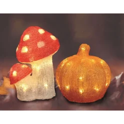 New Home Autumn Herbstdeko Mit 24 Leds Warmweis Kurbis Best