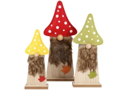 New Home Autumn Holzdeko Herbstwichtel 32,5Cm