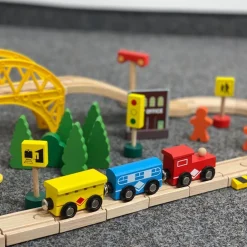 TP Holzeisenbahn-Spielset 60-Teilig Outlet
