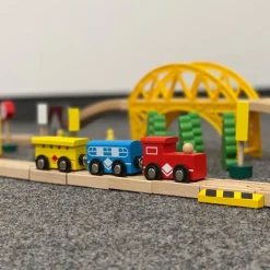 TP Holzeisenbahn-Spielset 60-Teilig Outlet