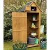TP Holz-Gartenschrank 179Cm Natur New