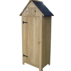 TP Holz-Gartenschrank 179Cm Natur New