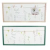 New Home Holz-Memoboard Blumenprint New