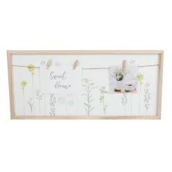New Home Holz-Memoboard Blumenprint New