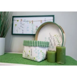 New Home Holz-Memoboard Blumenprint New